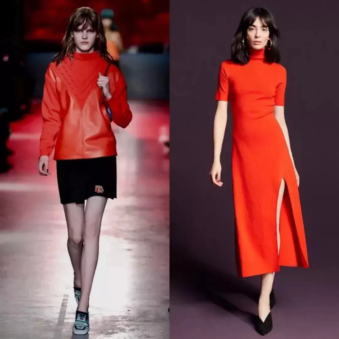 左：Prada Pre-Summer 2019，右：A.L.C Pre-Summer 2019