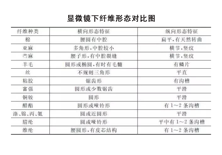 顯微鏡下纖維狀態(tài)對(duì)比圖