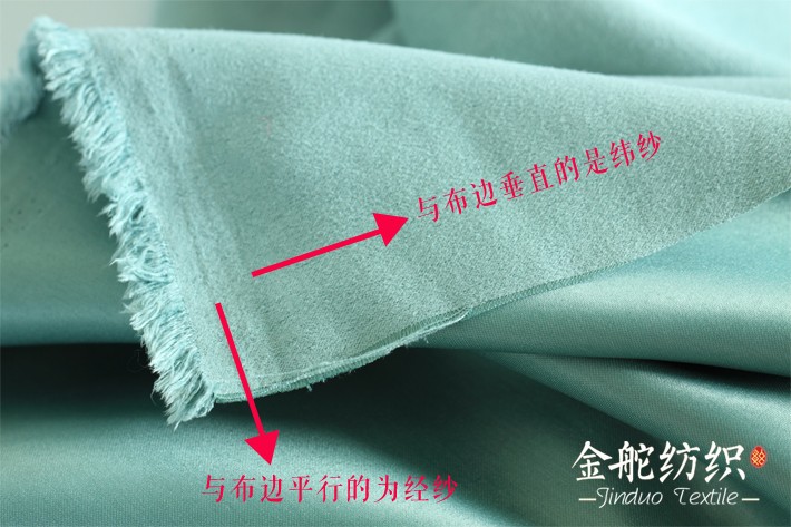 有毛邊情況下，經(jīng)向緯向區(qū)分方法